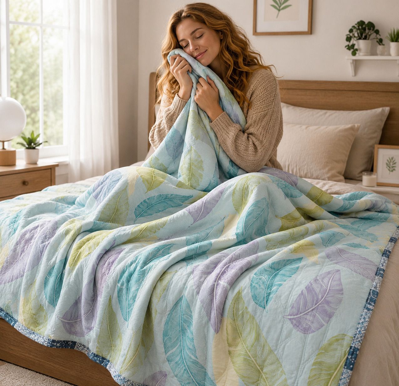 Printed Double Comforter for AC Room-image-3