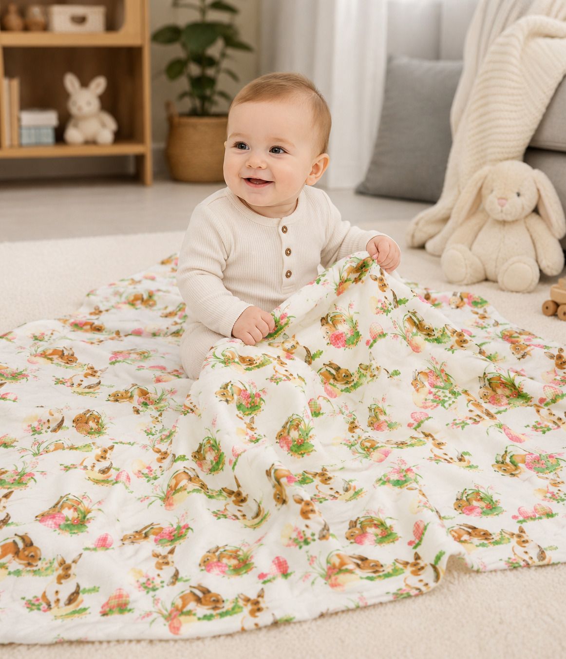 trivantrahomes Printed Crib AC Blanket for AC Room-picture-41