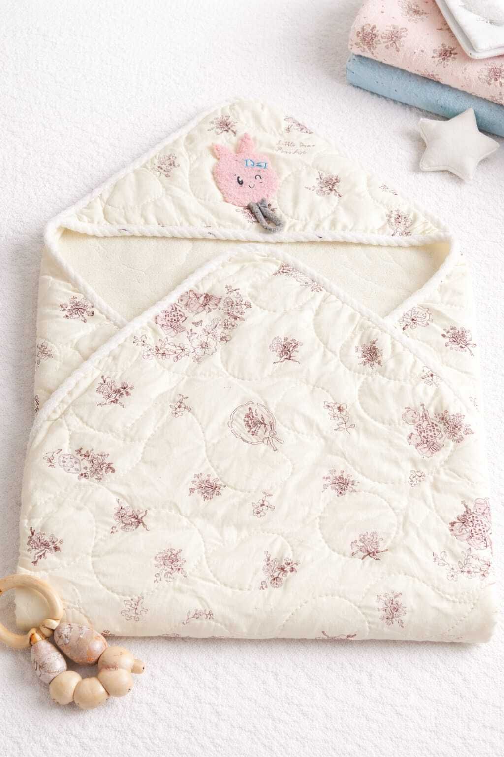 tuddy trendz Printed Single Swaddling Baby Blanket for All Season-picture-18