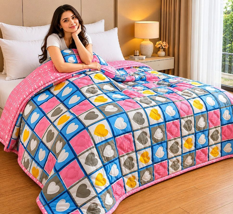 tulip Abstract Double AC Blanket for All Season-picture-0