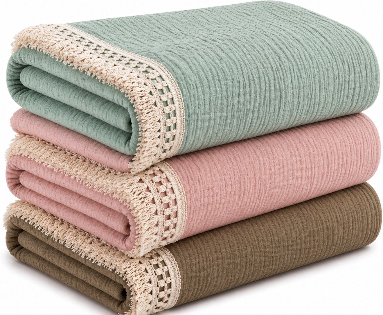 varniya lifestyles Solid Single Swaddling Baby Blanket for All Season-picture-42