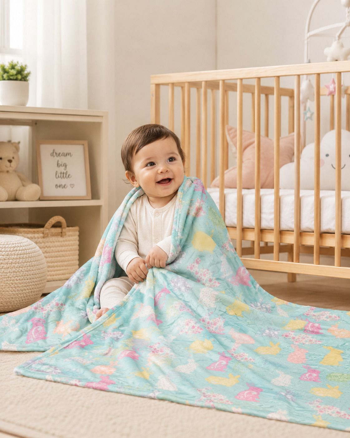 trivantrahomes Printed Crib AC Blanket for AC Room-picture-44