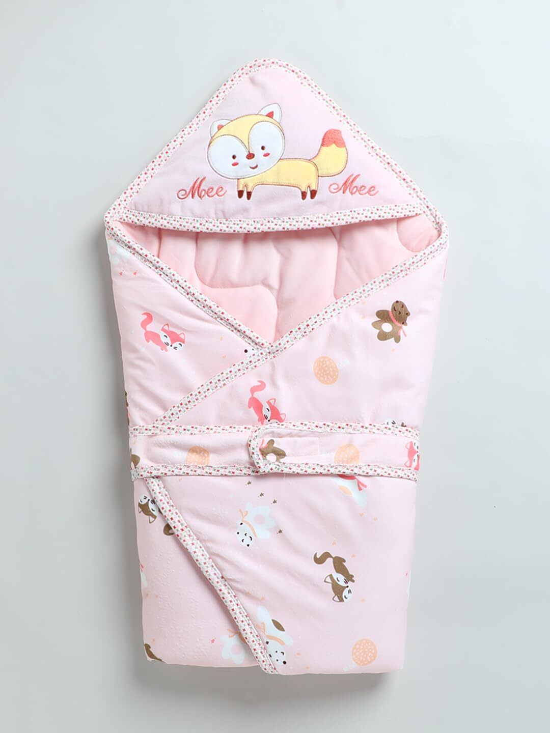 meemee 3-in-1 Baby Wrapper & Carry Nest | Soft & Breathable | Newborn to 6 Months Sleeping Bag-picture-11