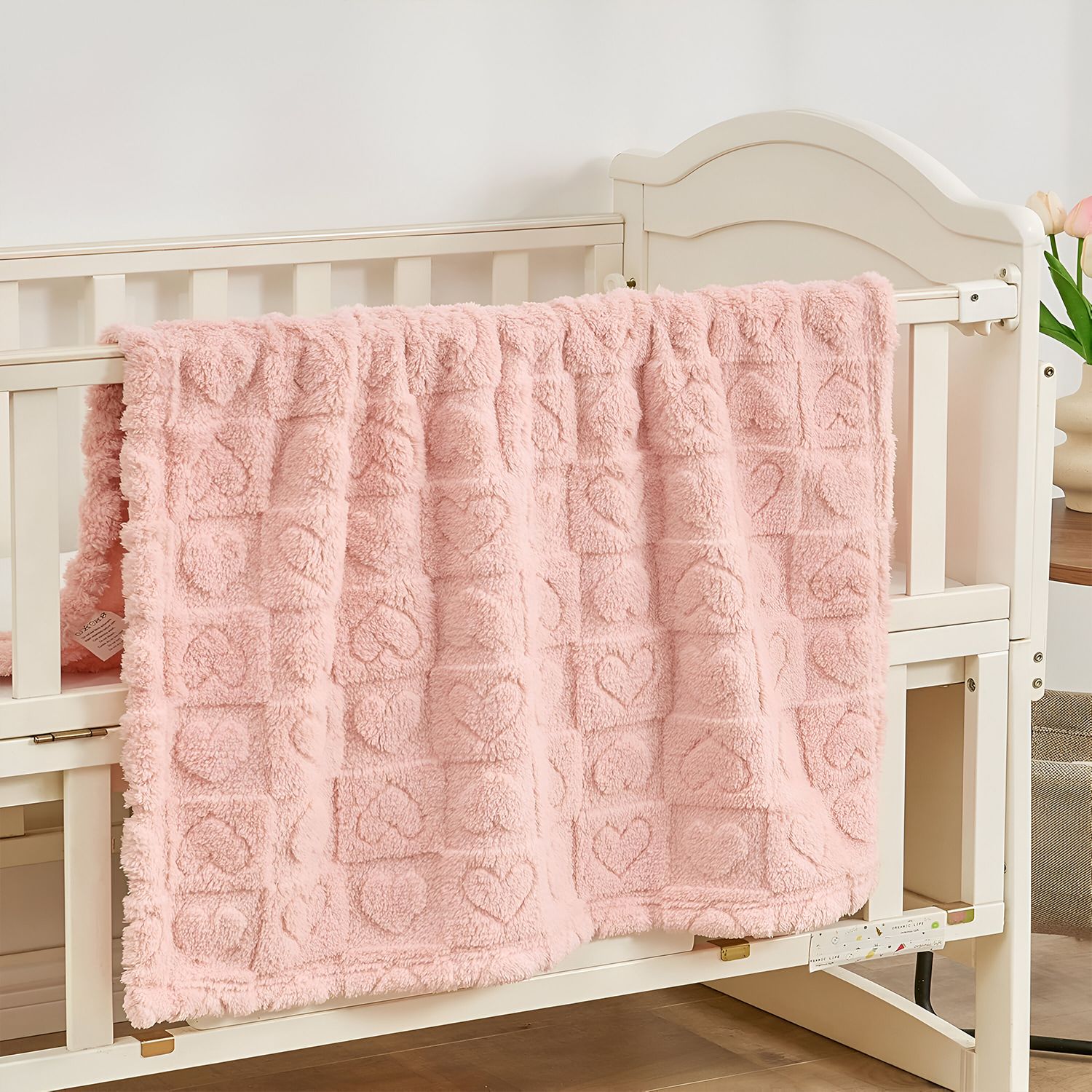syga Checkered Single Crib Baby Blanket for AC Room-picture-23