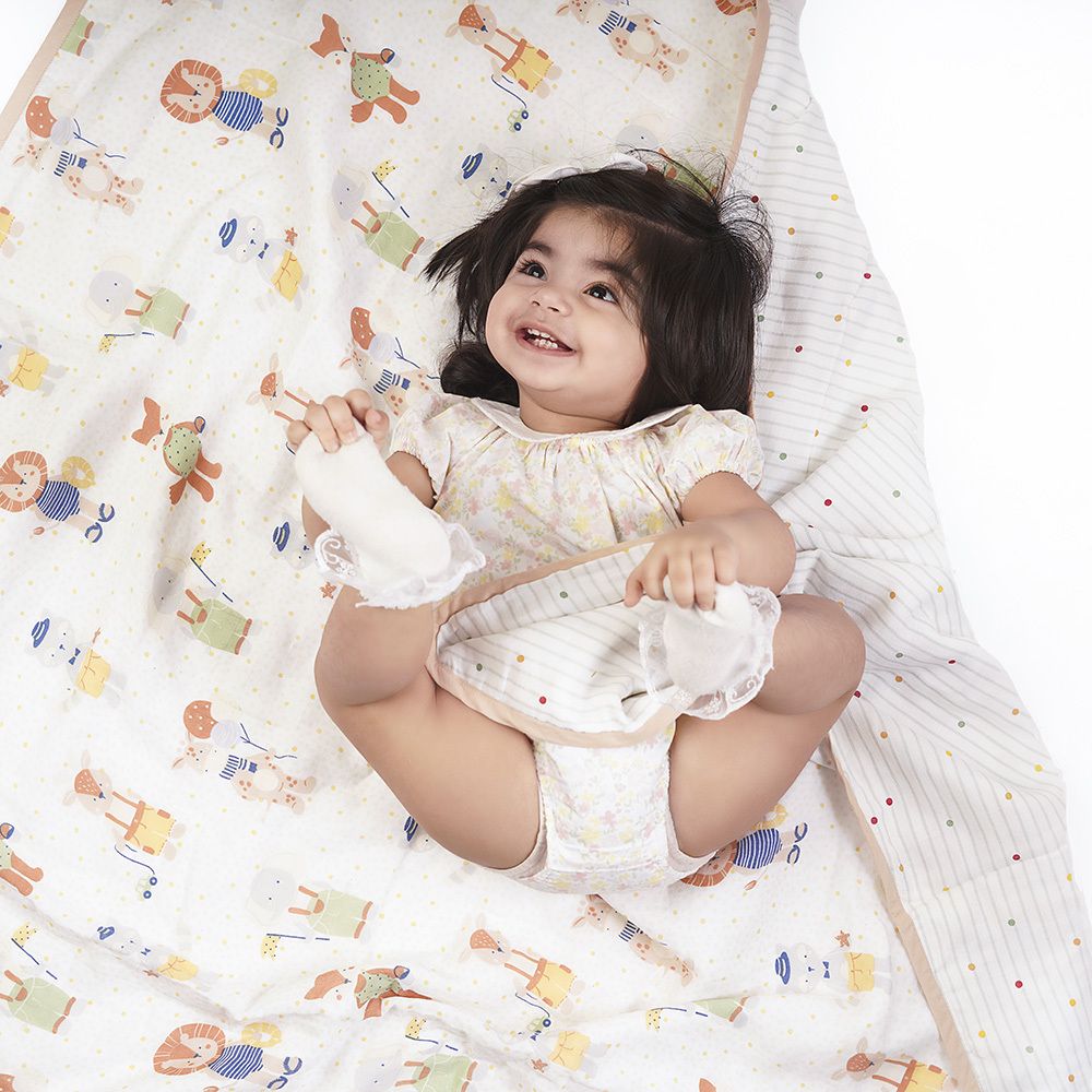 haus & kinder Printed Crib Crib Baby Blanket for AC Room-picture-11