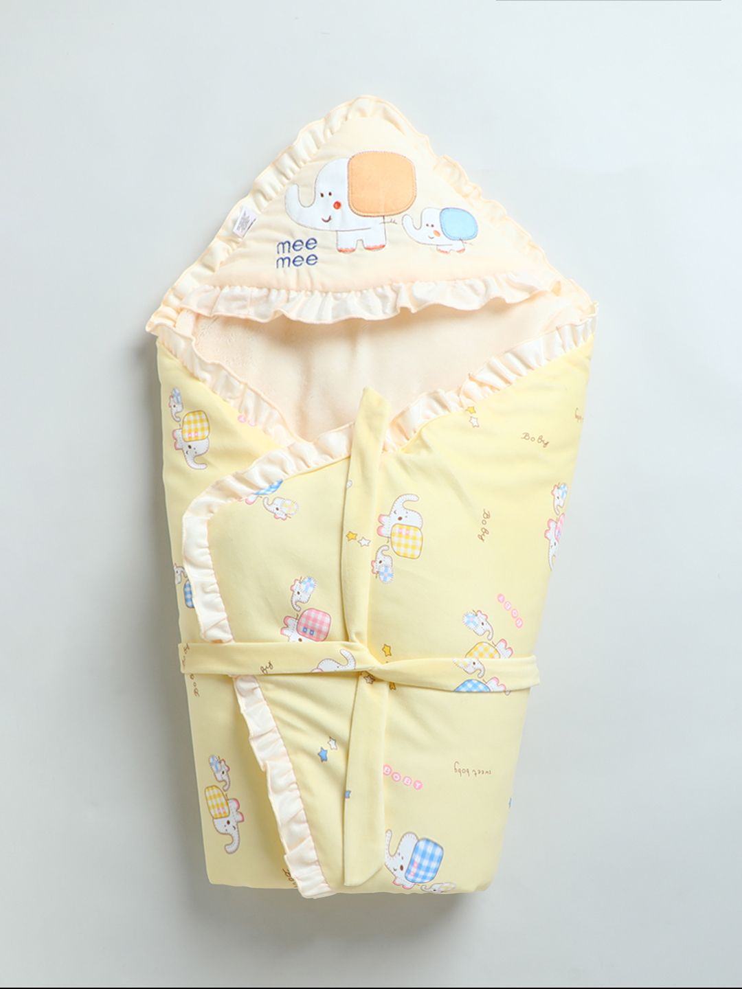 meemee 3-in-1 Baby Wrapper & Carry Nest | Soft & Breathable | Newborn to 6 Months Sleeping Bag-picture-15