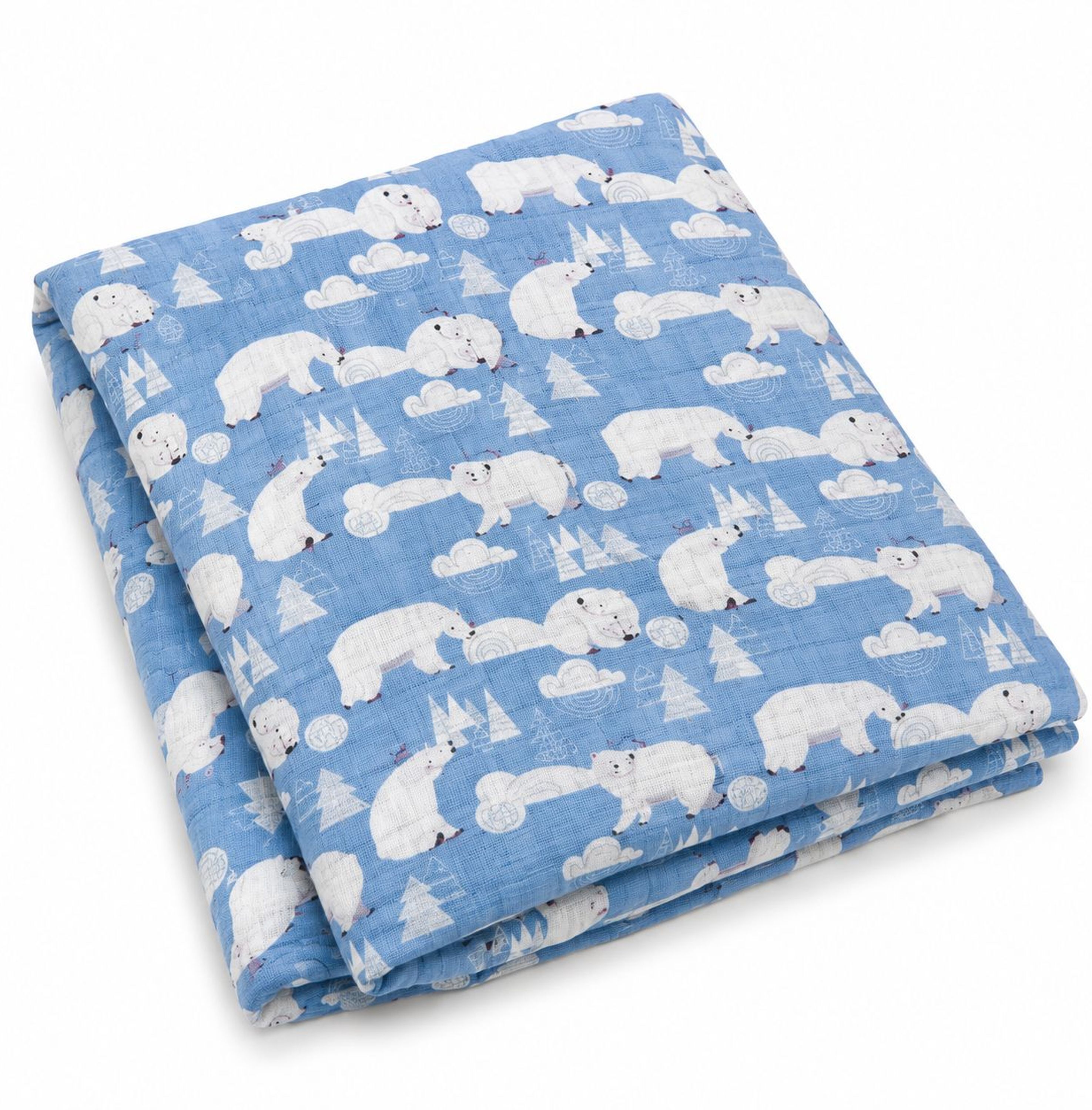 hi mom Printed Single Swaddling Baby Blanket for All Season-picture-20
