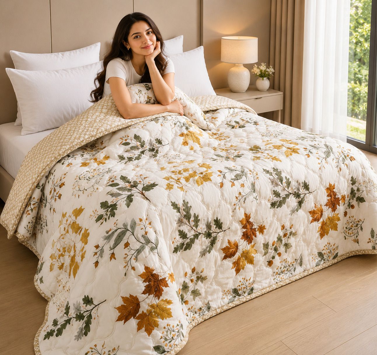 Printed Double Comforter for AC Room-image-31