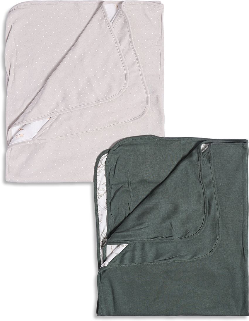 mini klub Printed Crib Hooded Baby Blanket for All Season-picture-15