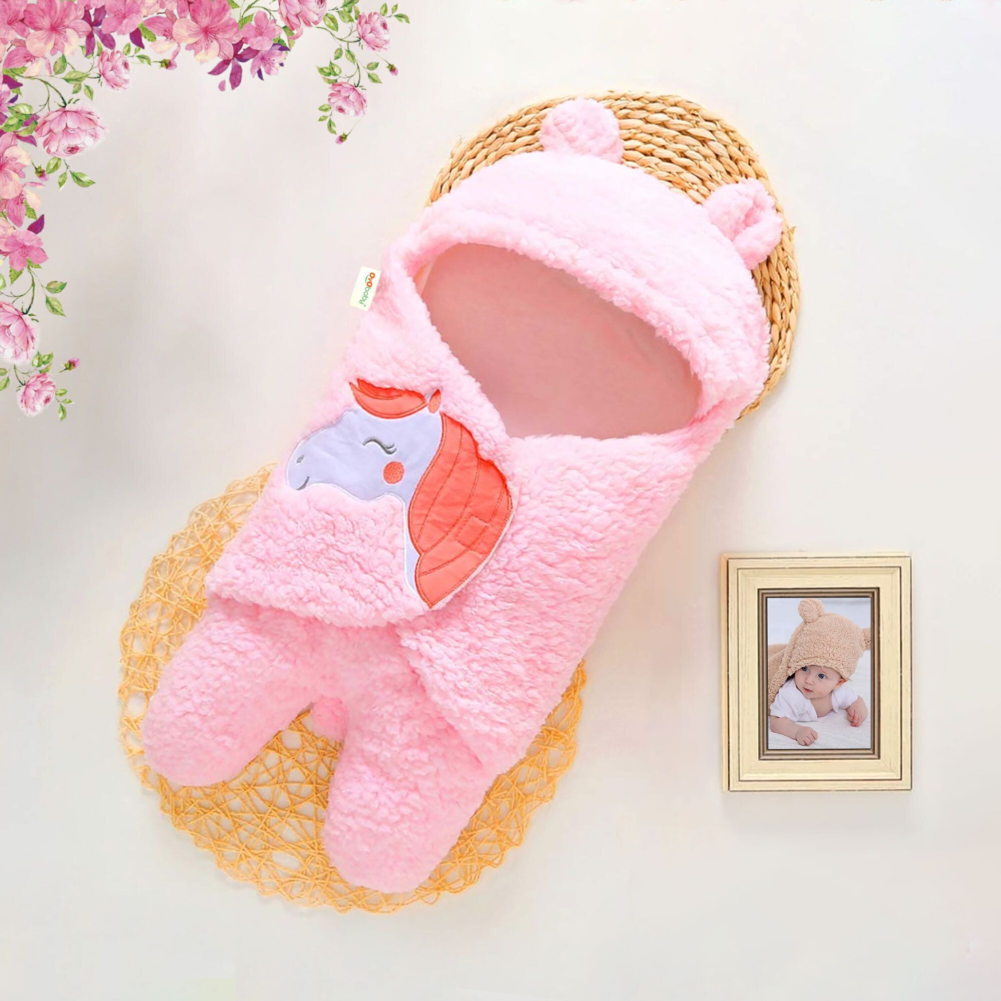 oyo baby Solid Single Fleece Blanket forAC Room-picture-11