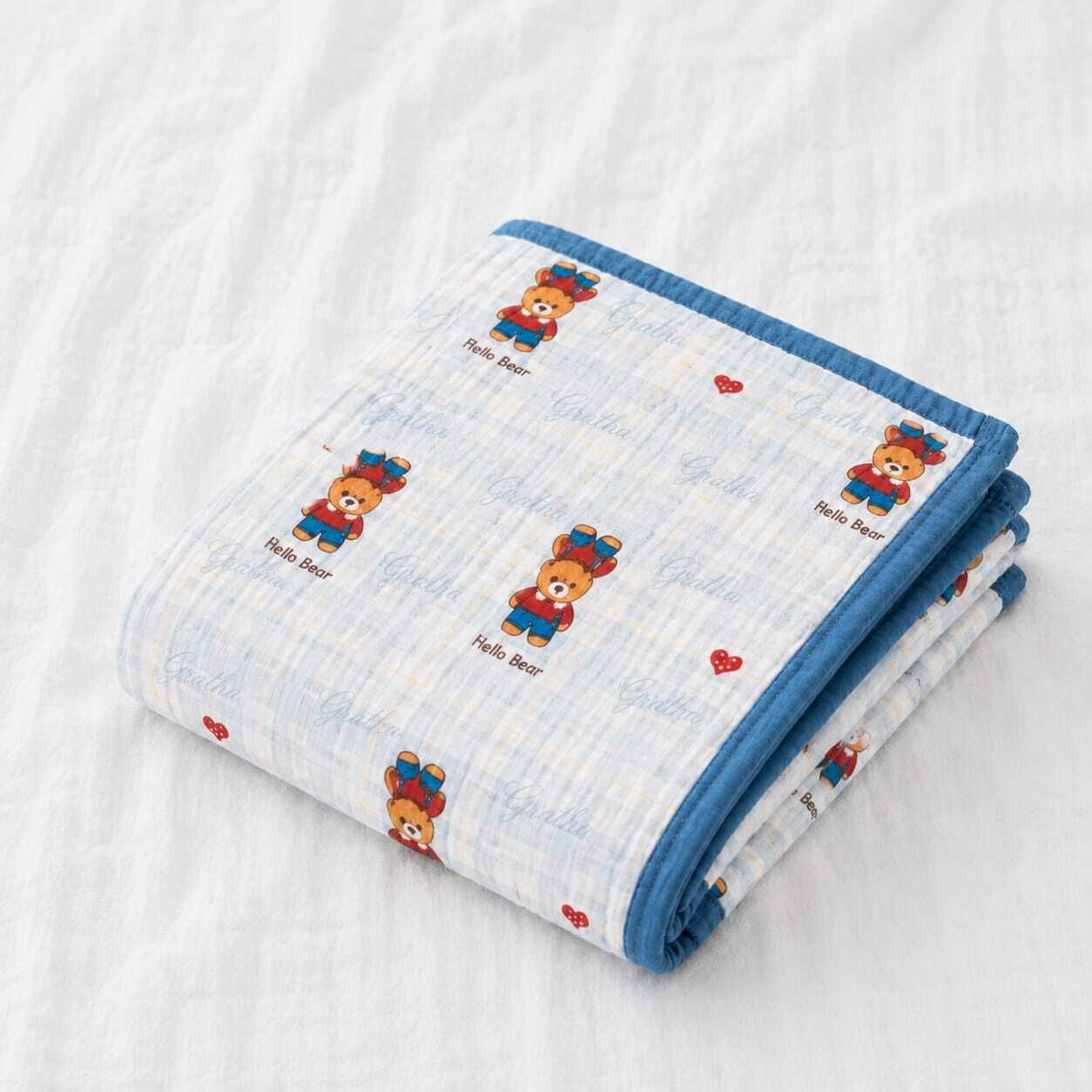 Printed Crib Swaddling Baby Blanket for All Season-image-18