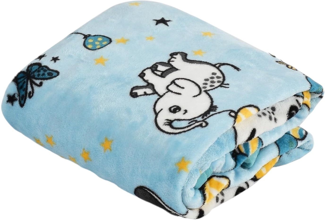 Cartoon Single Swaddling Baby Blanket forAC Room