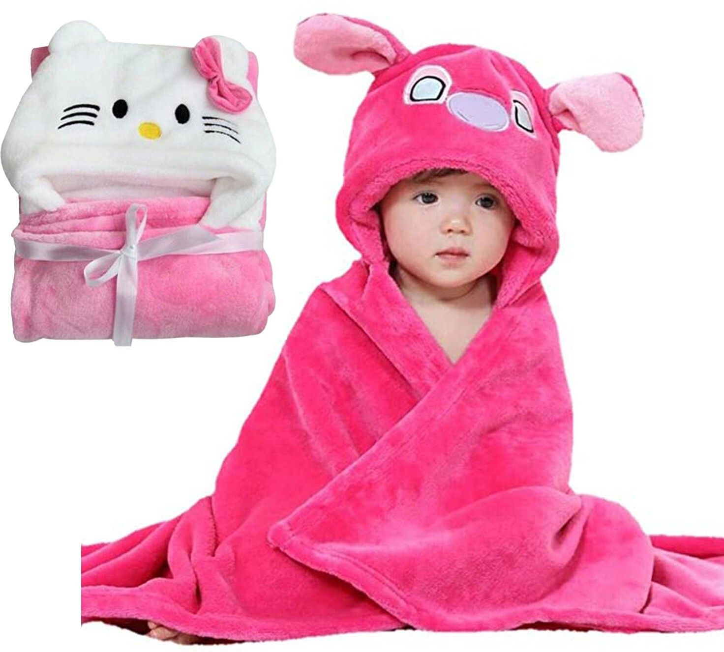 naman Embroidered Crib Hooded Baby Blanket for AC Room-picture-6
