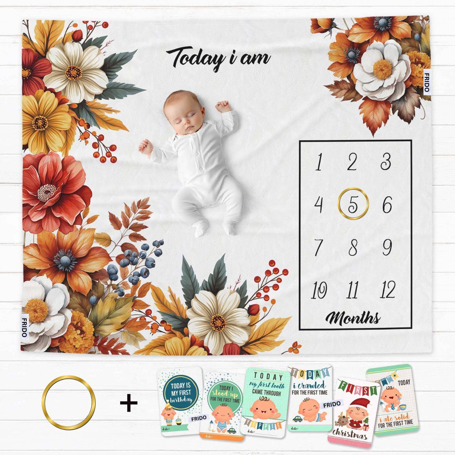 frido Printed Single Crib Baby Blanket for Mild Winter-picture-11