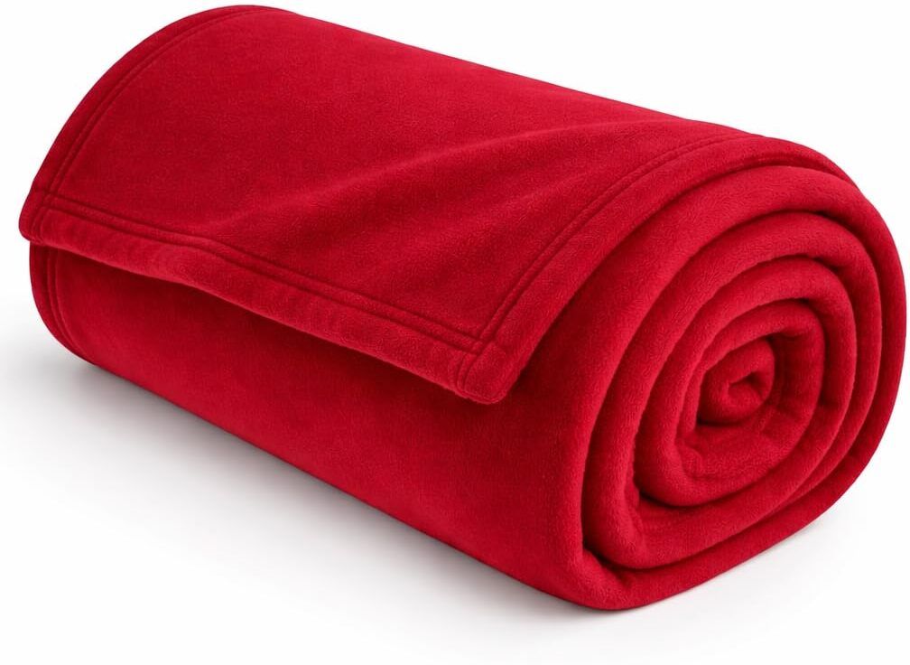 Solid Double Fleece Blanket for Heavy Winter-image-41