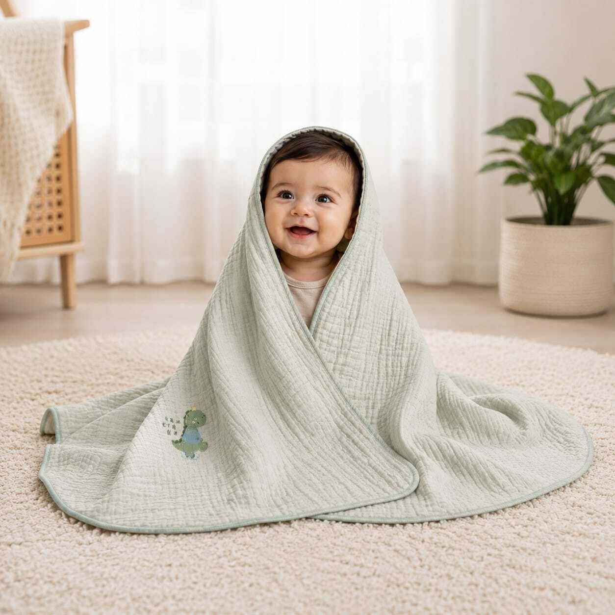 baby holic Embroidered Crib AC Blanket for All Season-picture-36