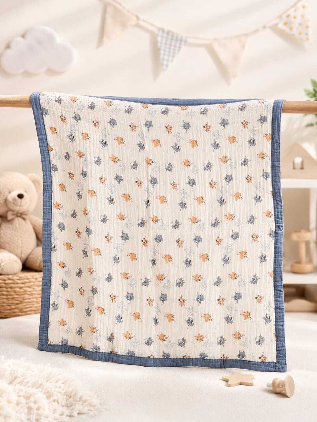 baby holic Printed Crib AC Blanket for All Season-picture-16