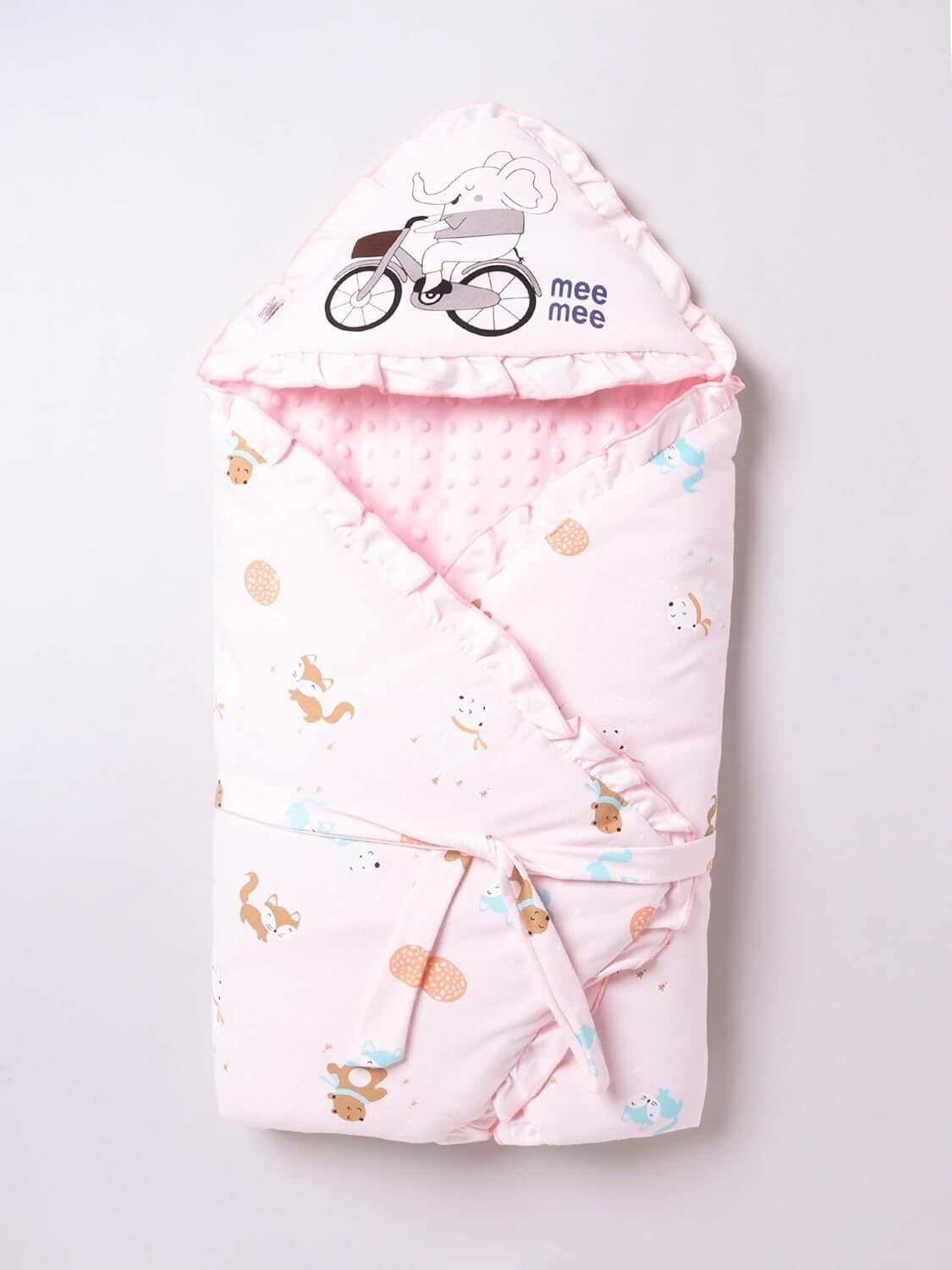 meemee 3-in-1 Baby Wrapper & Carry Nest - | Soft & Breathable | Newborn to 6 Months Sleeping Bag-picture-16