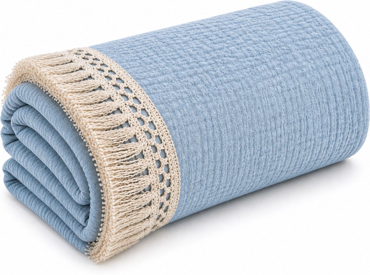 Solid Single Swaddling Baby Blanket for AC Room-image-24
