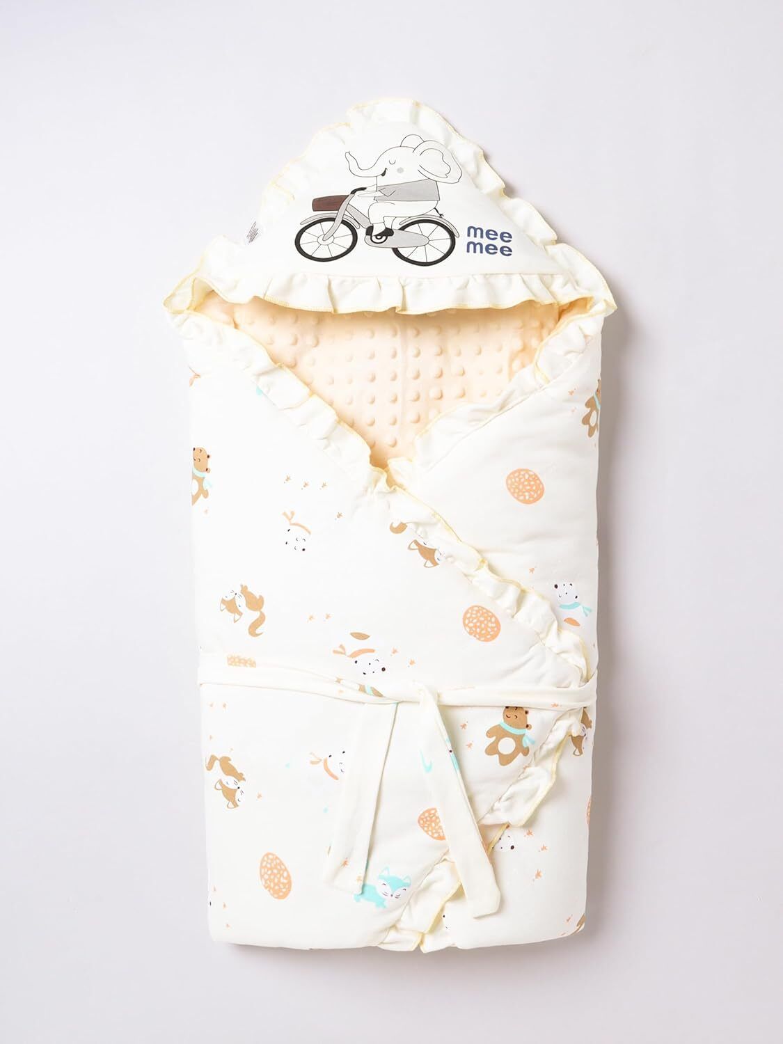 meemee 3-in-1 Baby Wrapper & Carry Nest - | Soft & Breathable | Newborn to 6 Months Sleeping Bag-picture-44
