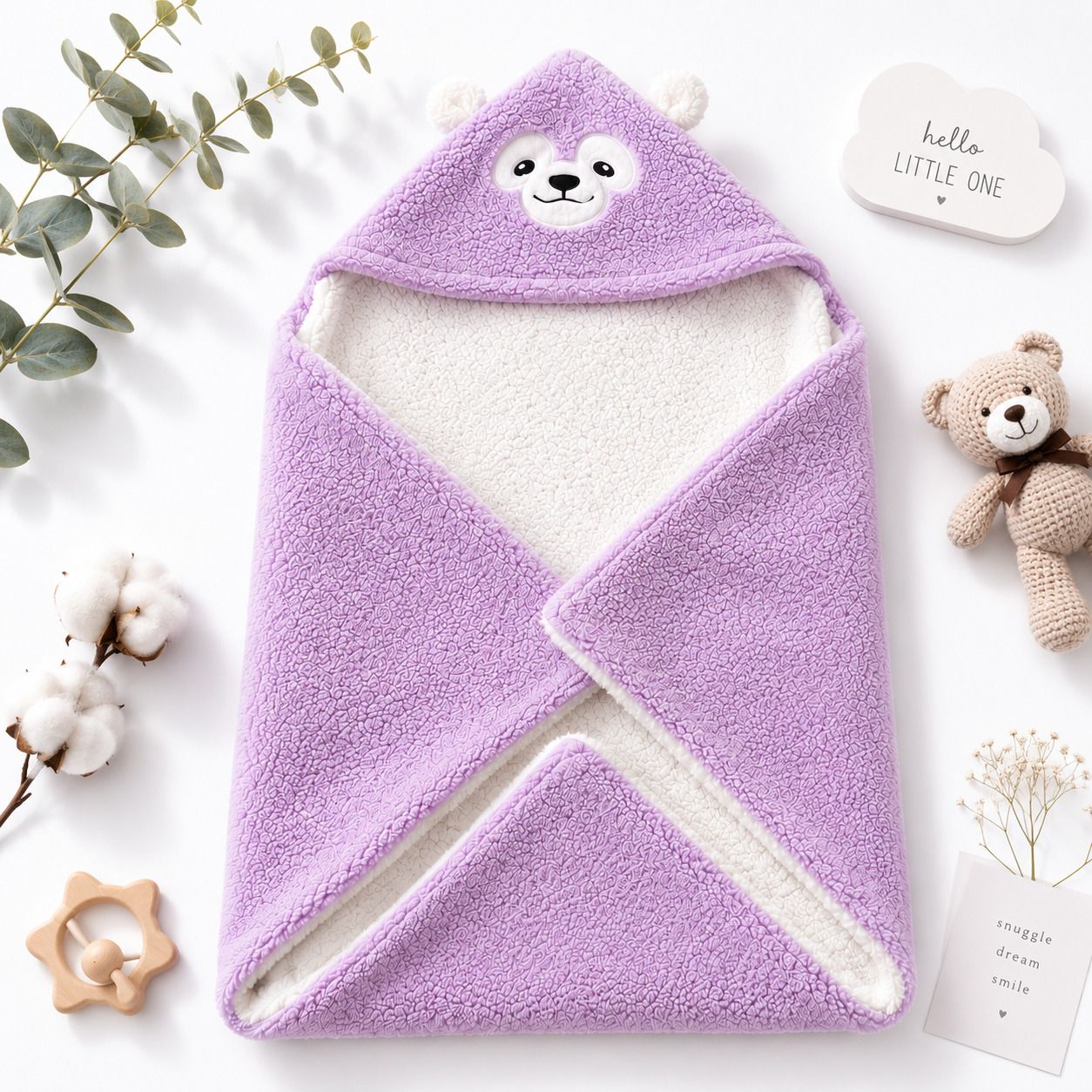 gigglygo Solid Crib AC Blanket for All Season-picture-12