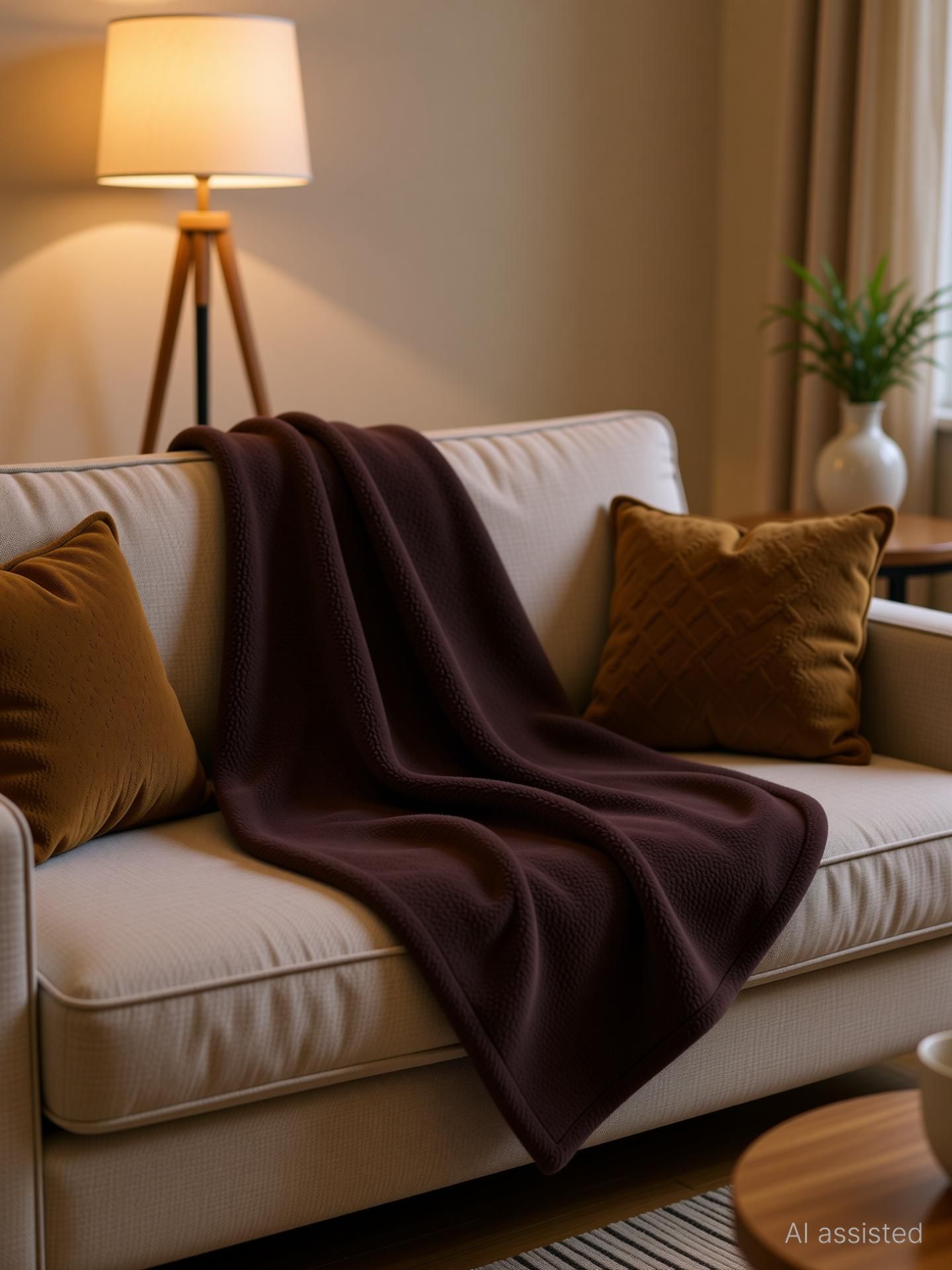 Solid Single Fleece Blanket for Heavy Winter-image-45