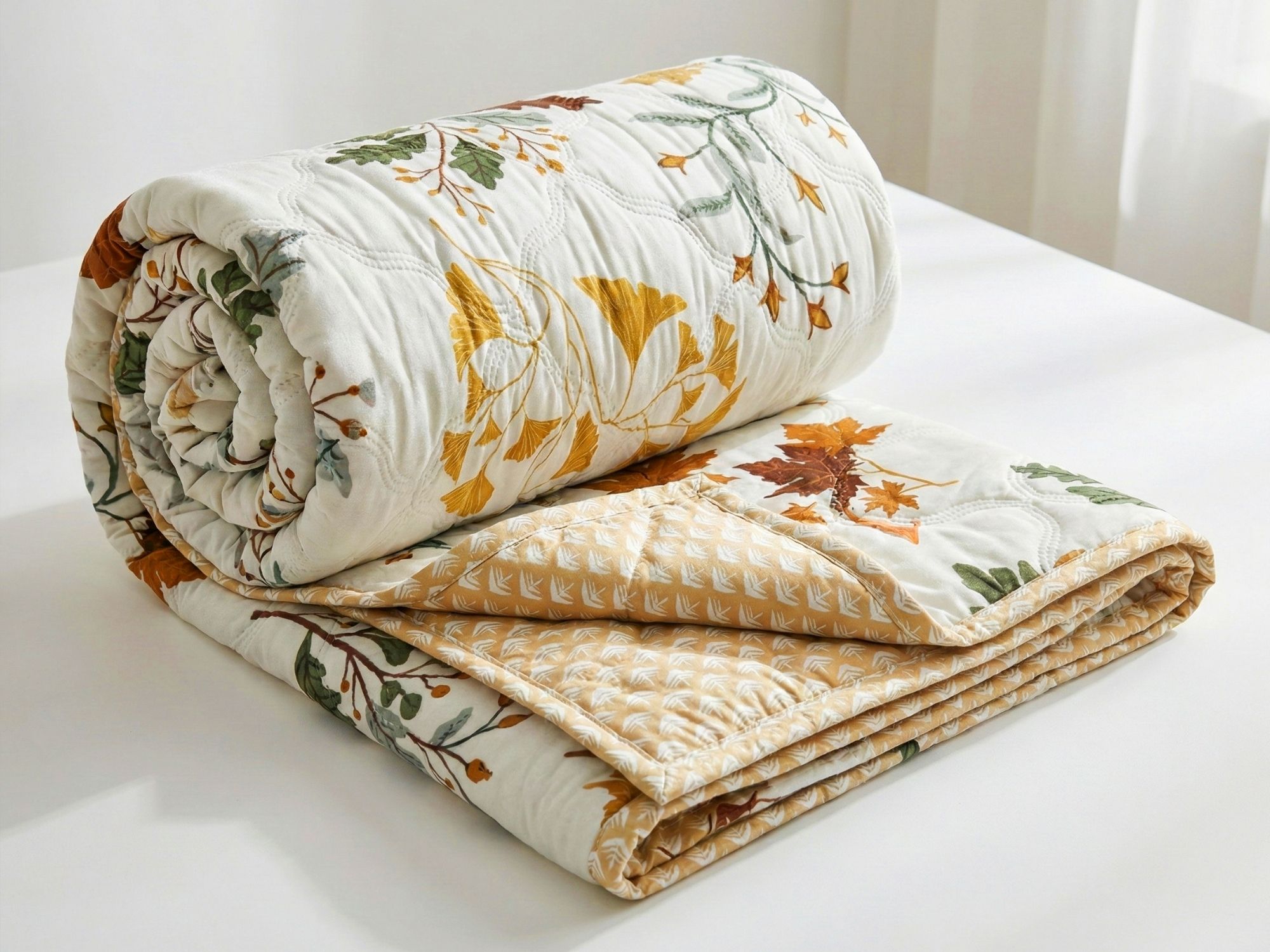 Printed Double Comforter for AC Room-image-1