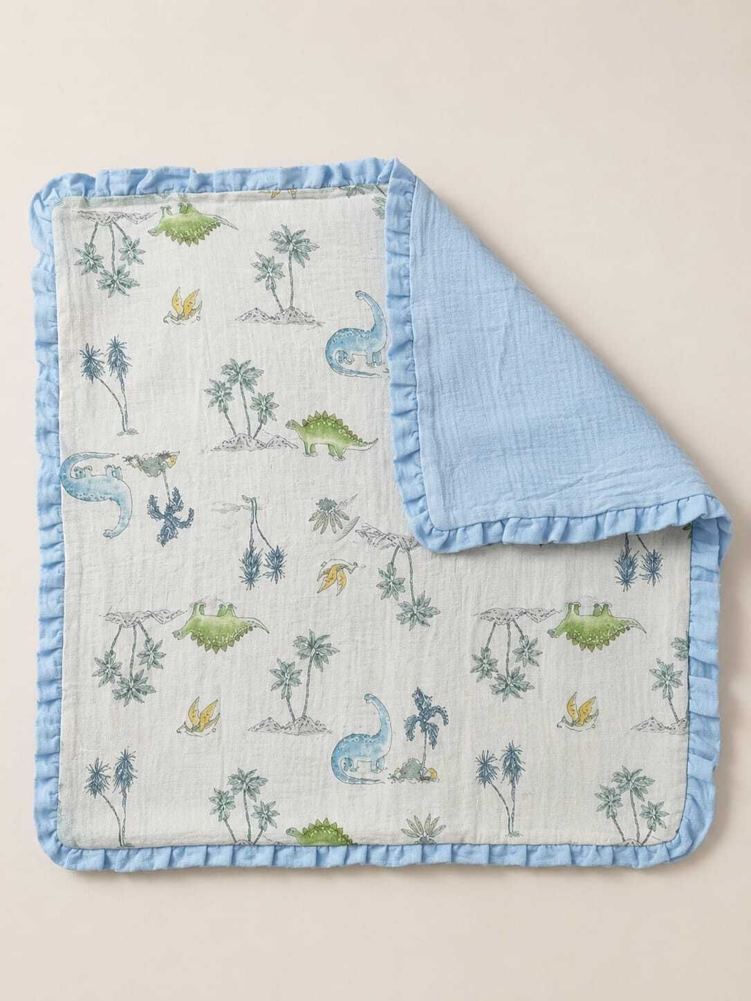 baby holic Printed Crib Swaddling Baby Blanket for All Season-picture-6
