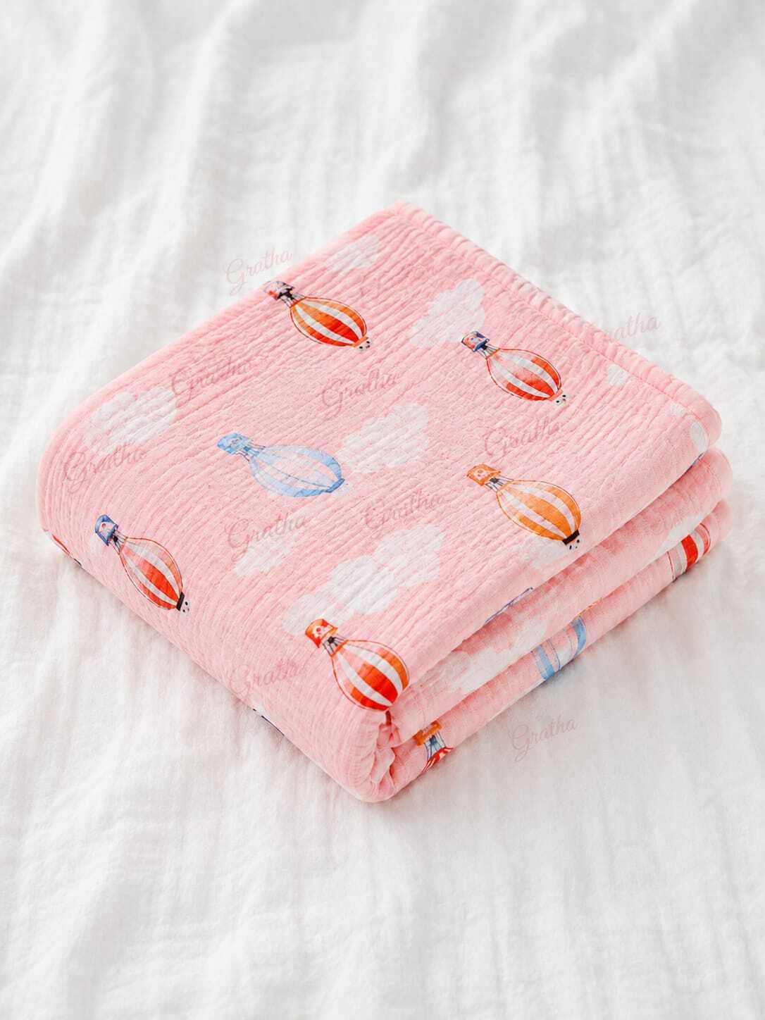 Printed Crib AC Blanket for All Season-image-16