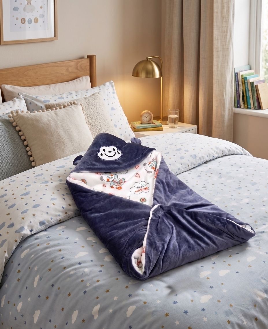 olene Cartoon Single Fleece Blanket for AC Room-picture-20