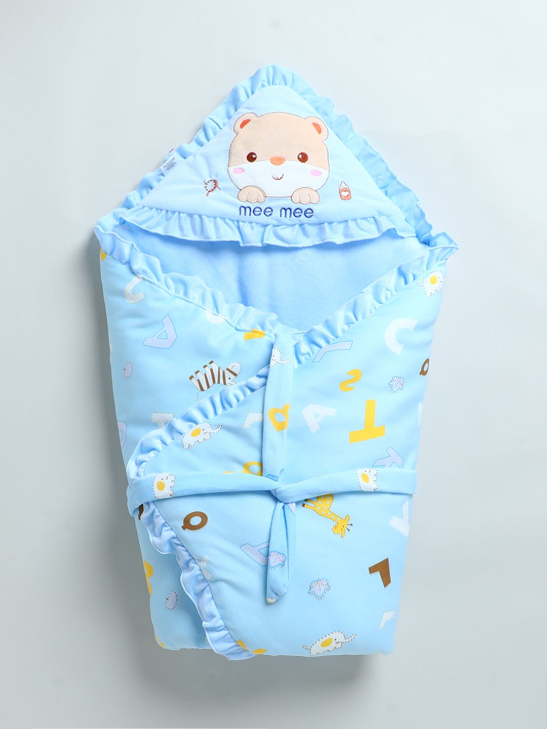 meemee 3-in-1 Baby Wrapper & Carry Nest | Soft & Breathable | Newborn to 6 Months Sleeping Bag-picture-42