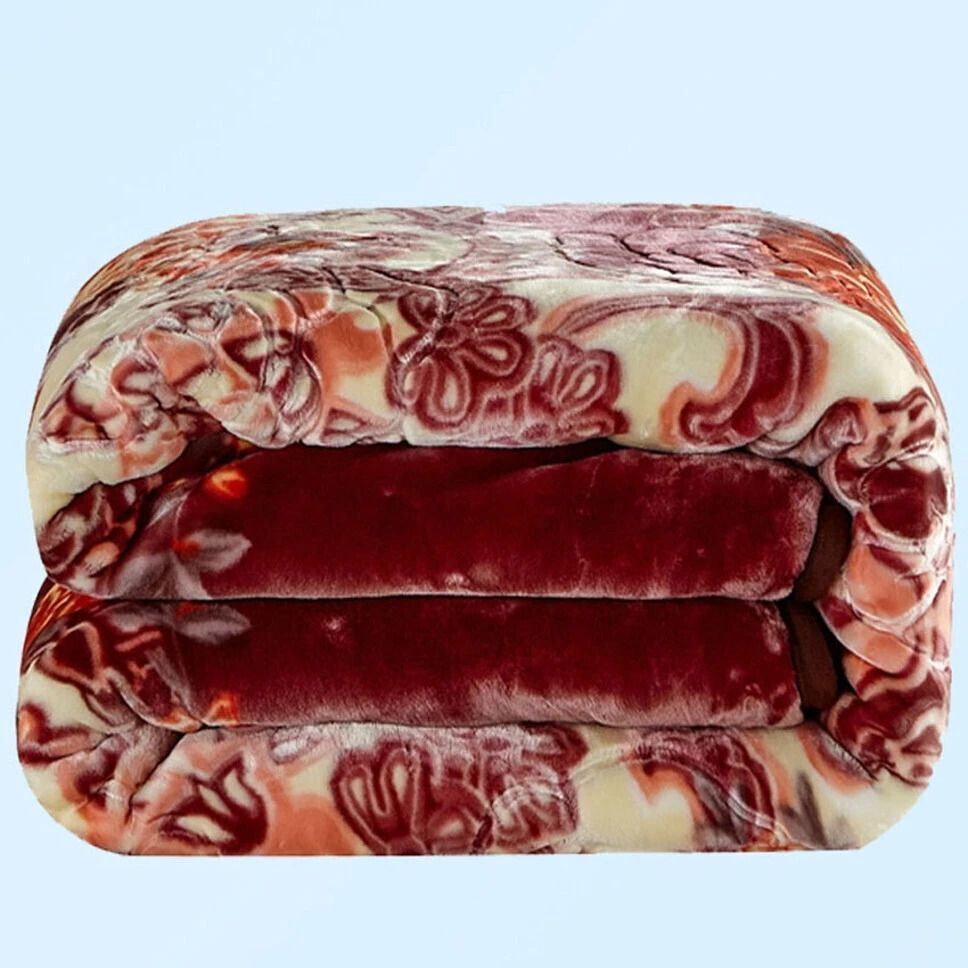 Self Design King Mink Blanket for Heavy Winter-image-5