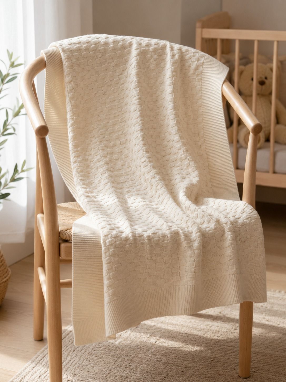 ulupz Solid Crib Crib Baby Blanket for Mild Winter-picture-14