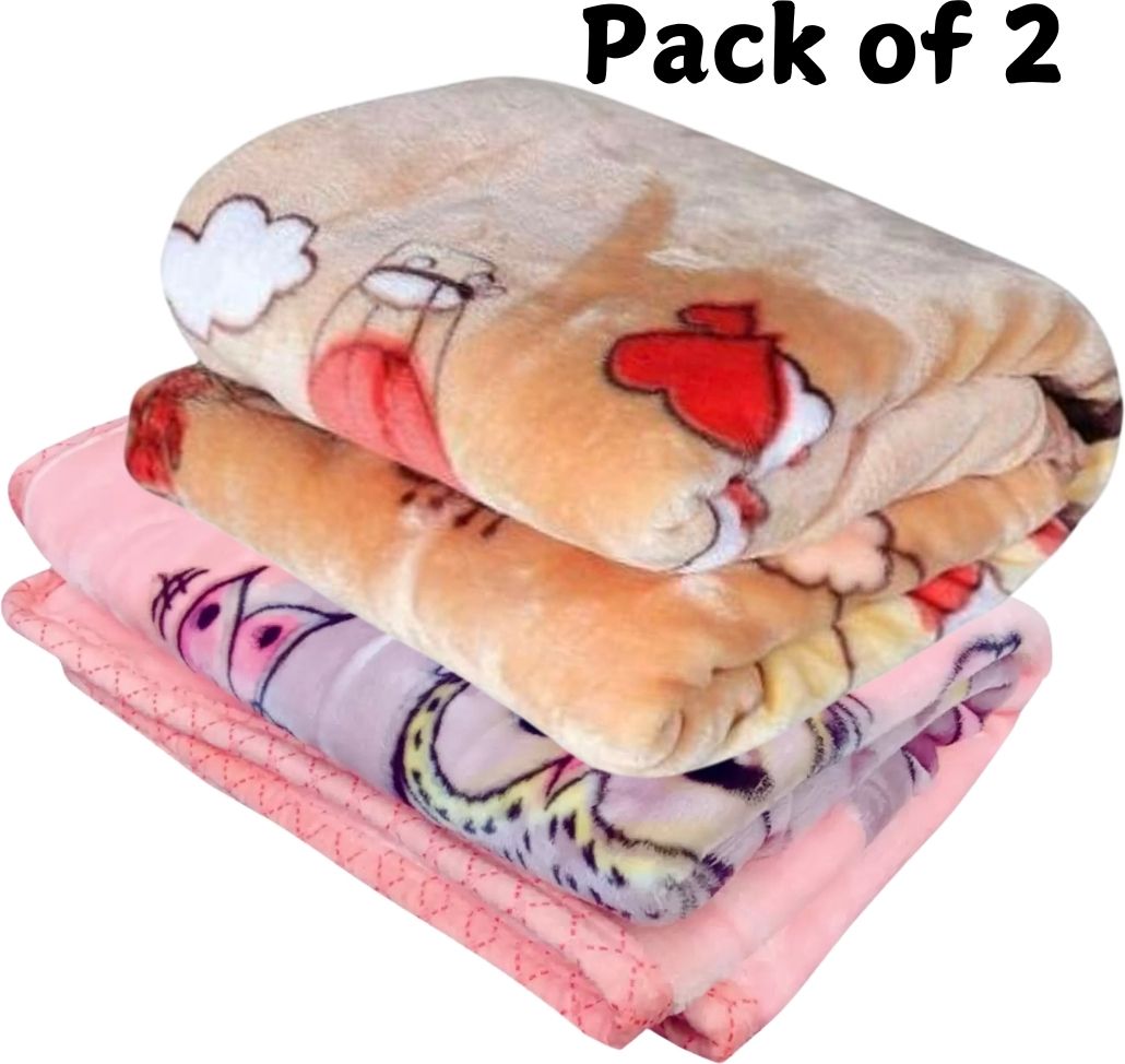 Cartoon Crib Mink Blanket forHeavy Winter-image-24