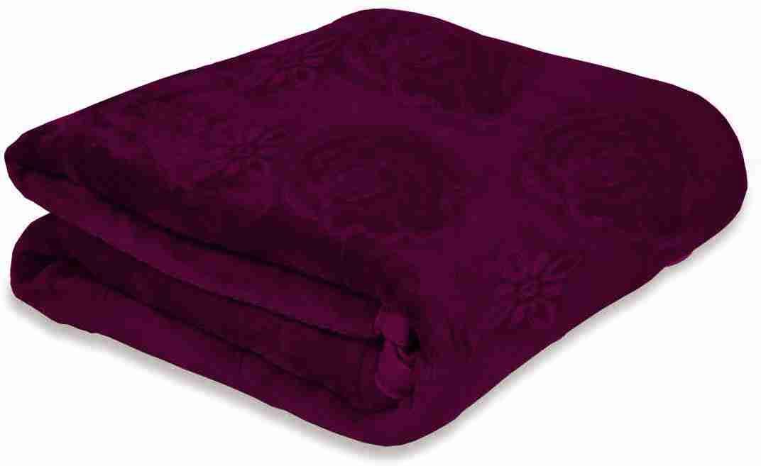 Floral Single Mink Blanket for Heavy Winter-image-14