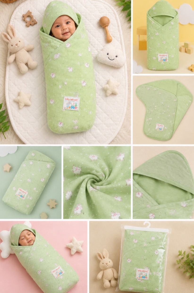 aggarwal online sales 3D Printed, Printed Crib Baby Sleep Sack for All Season-picture-43