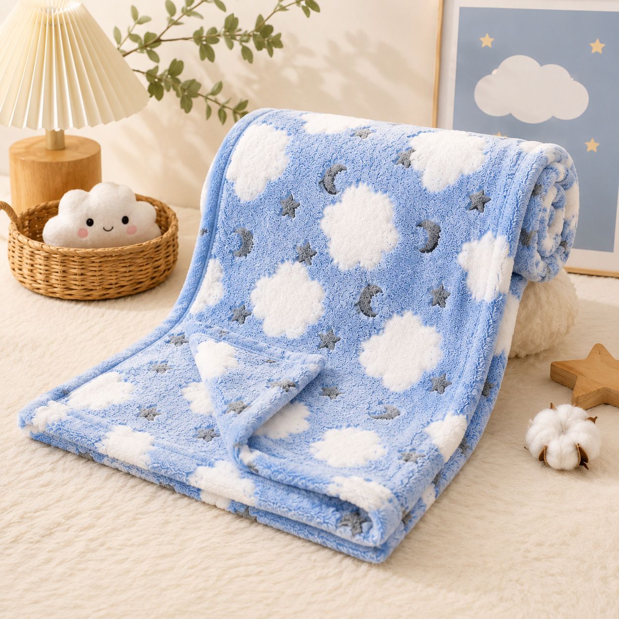 gigglygo Printed Crib AC Blanket for All Season-picture-14
