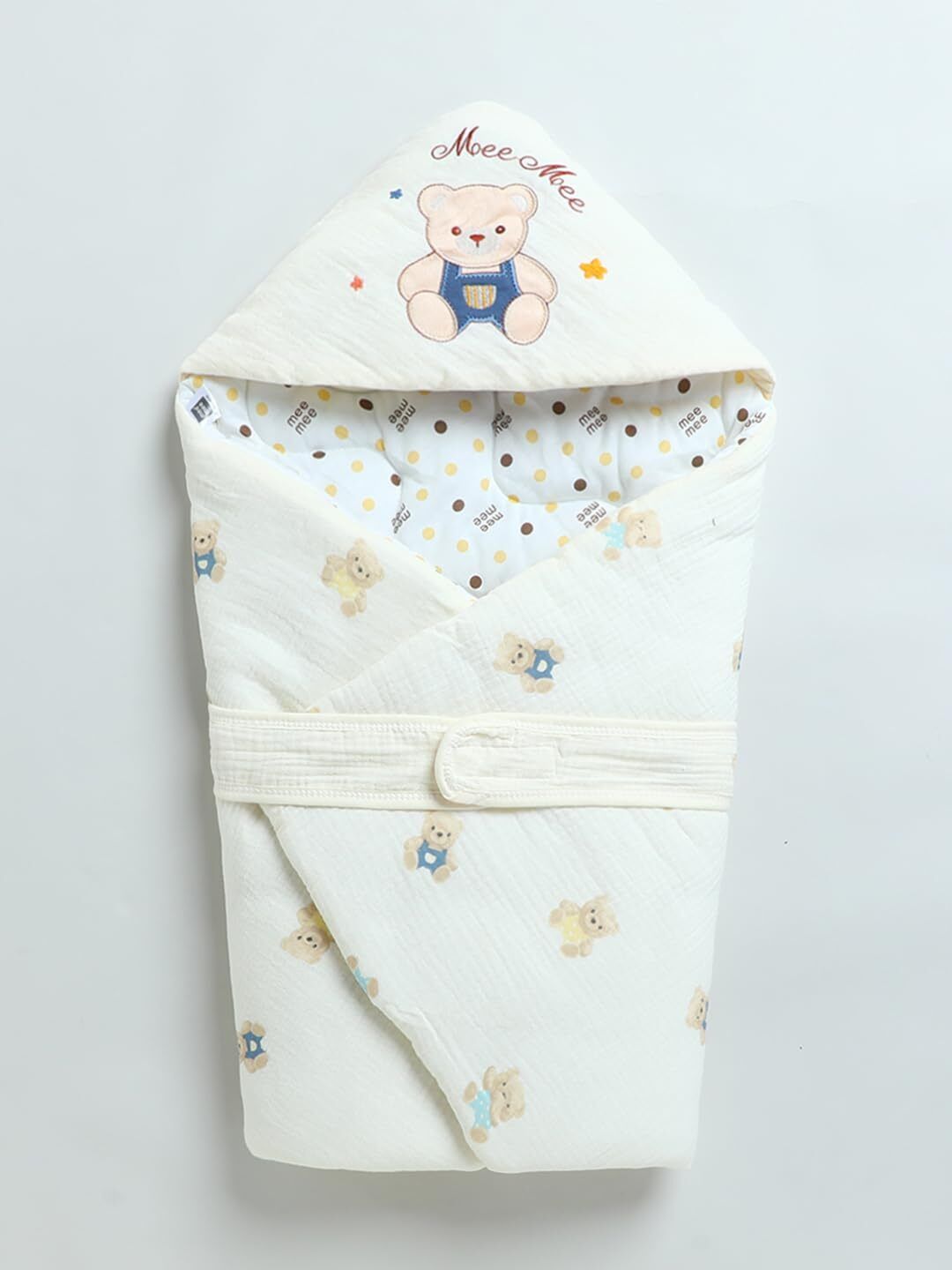 3-in-1 Baby Wrapper & Carry Nest | Soft & Breathable | Newborn to 6 Months Sleeping Bag-image-29