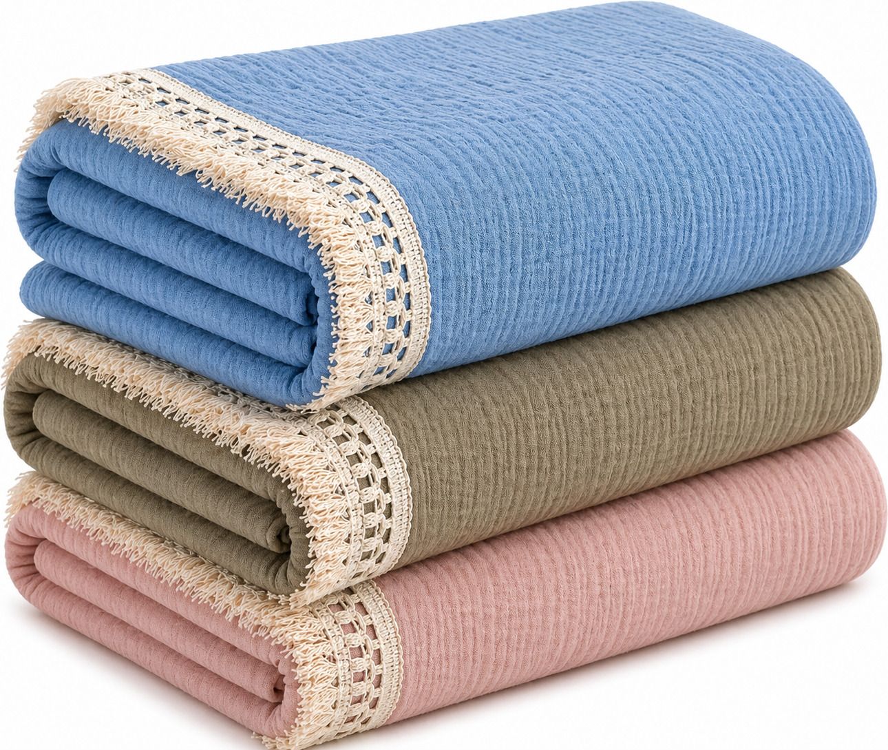 varniya lifestyles Solid Single Swaddling Baby Blanket for All Season-picture-28