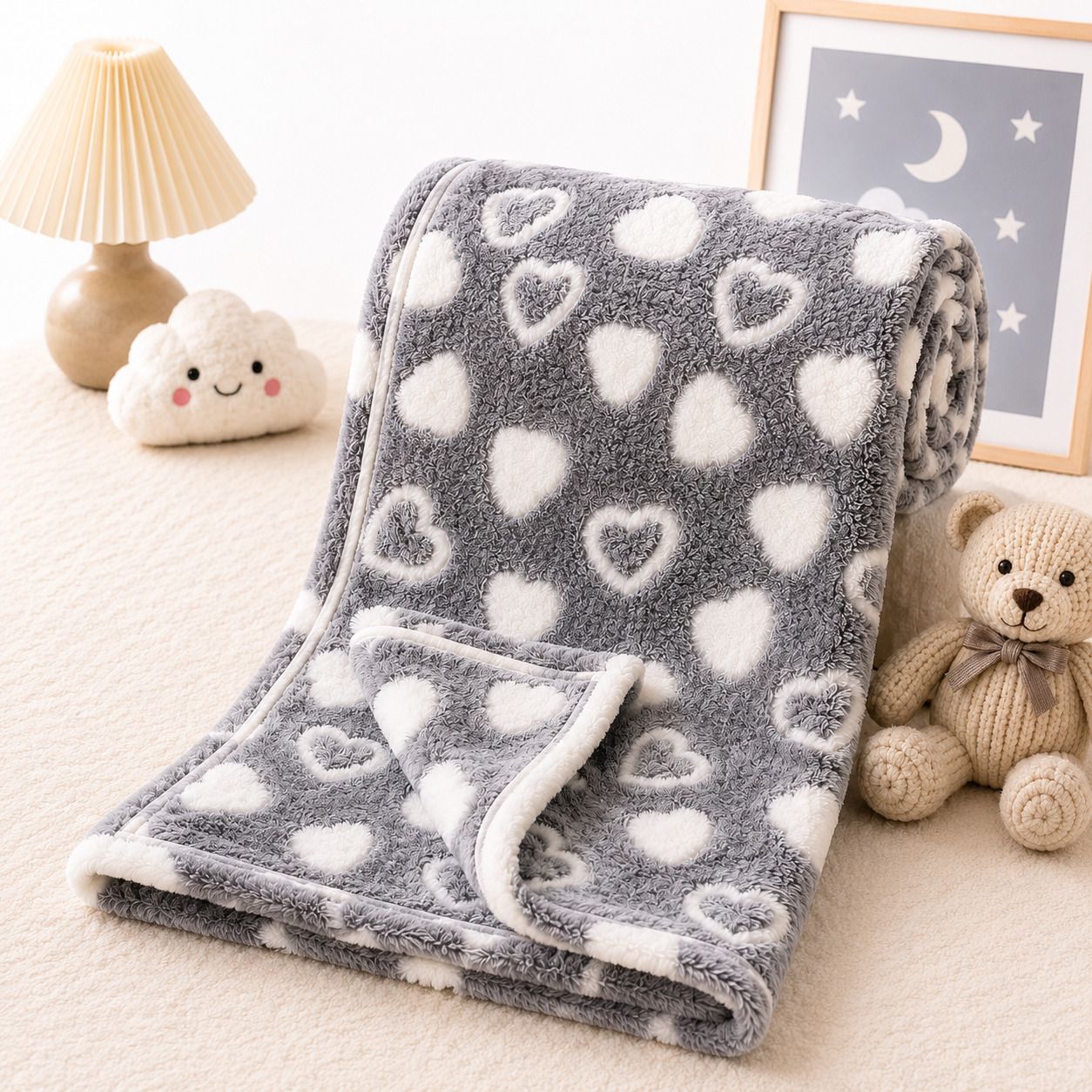 gigglygo Printed Crib AC Blanket for All Season-picture-42