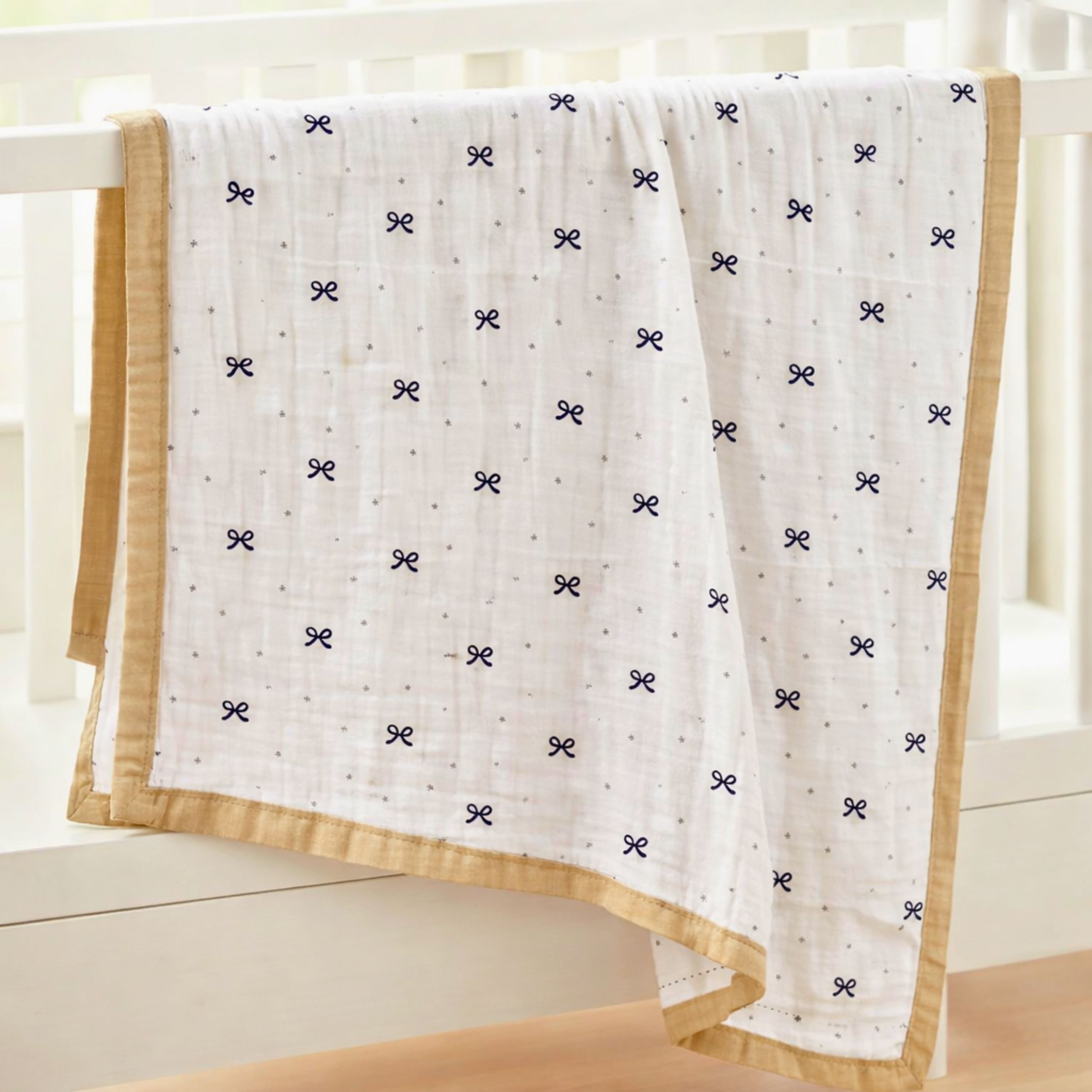 Printed Crib Swaddling Baby Blanket for AC Room-image-44