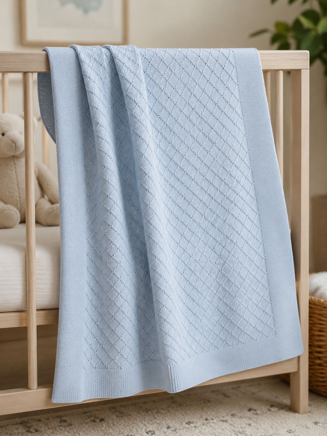 ulupz Solid Crib Crib Baby Blanket for Mild Winter-picture-31