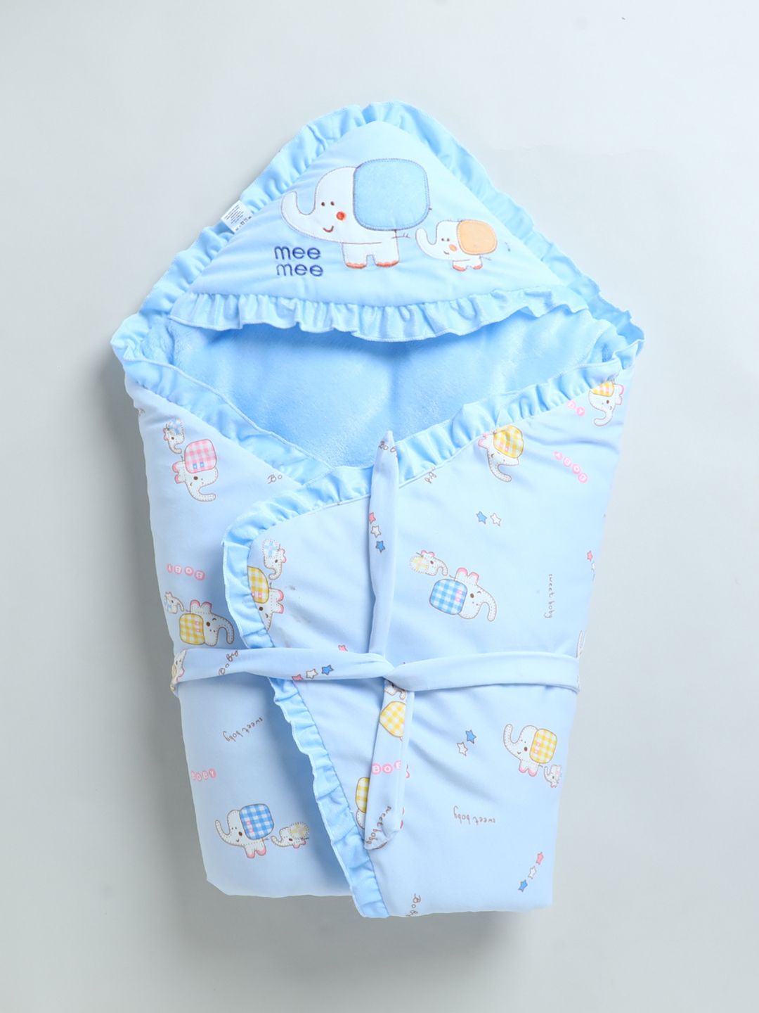 meemee 3-in-1 Baby Wrapper & Carry Nest | Soft & Breathable | Newborn to 6 Months Sleeping Bag-picture-10