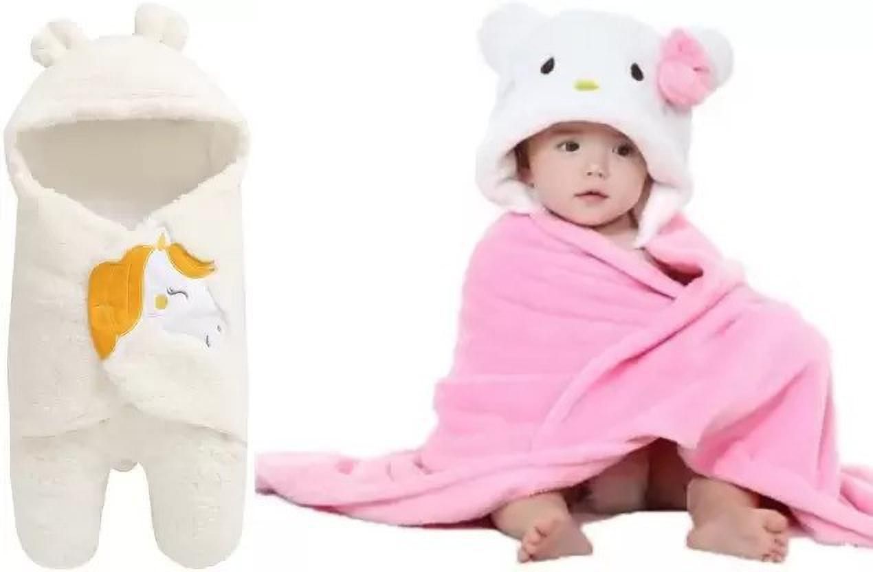 first trend Cartoon Single Hooded Baby Blanket for Heavy Winter-picture-12