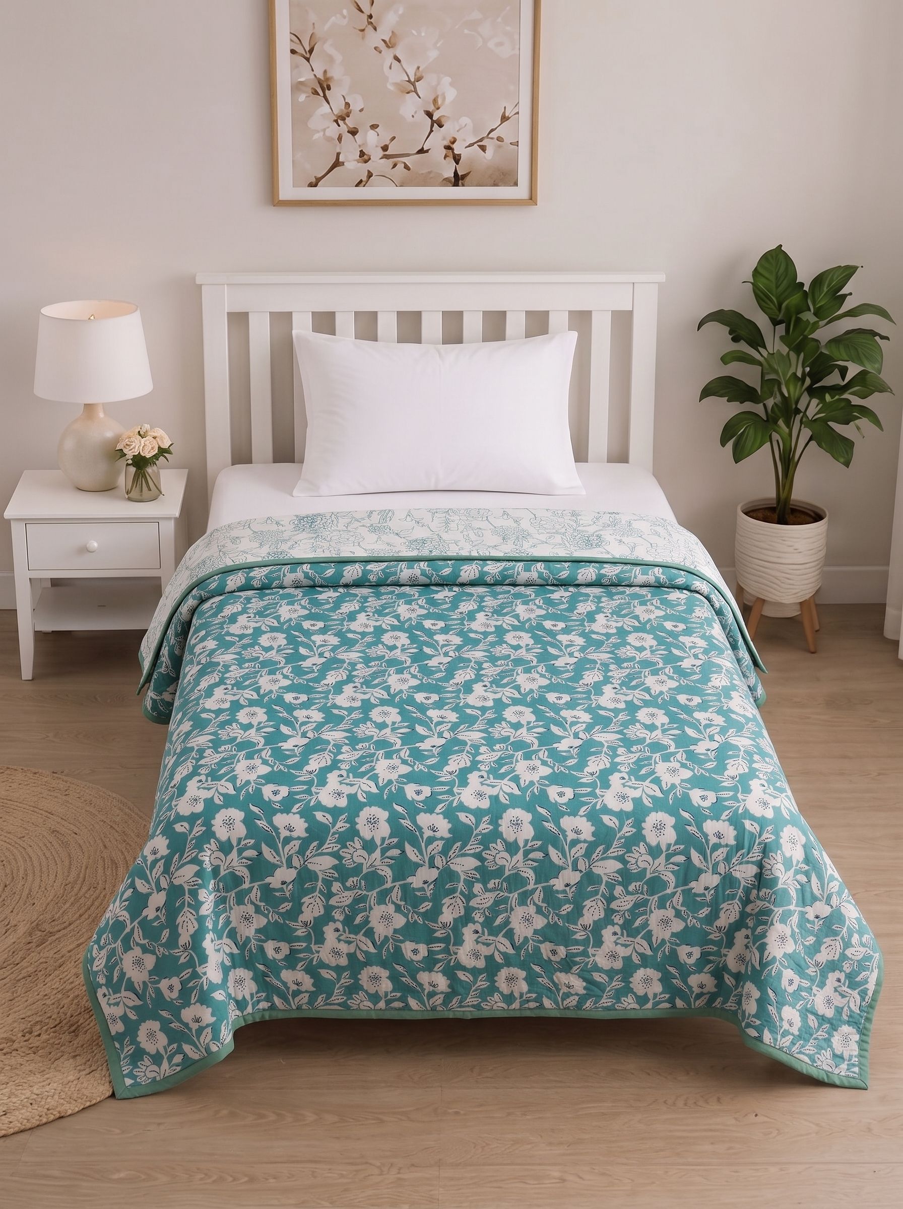 Floral Single Dohar for All Season-image-8