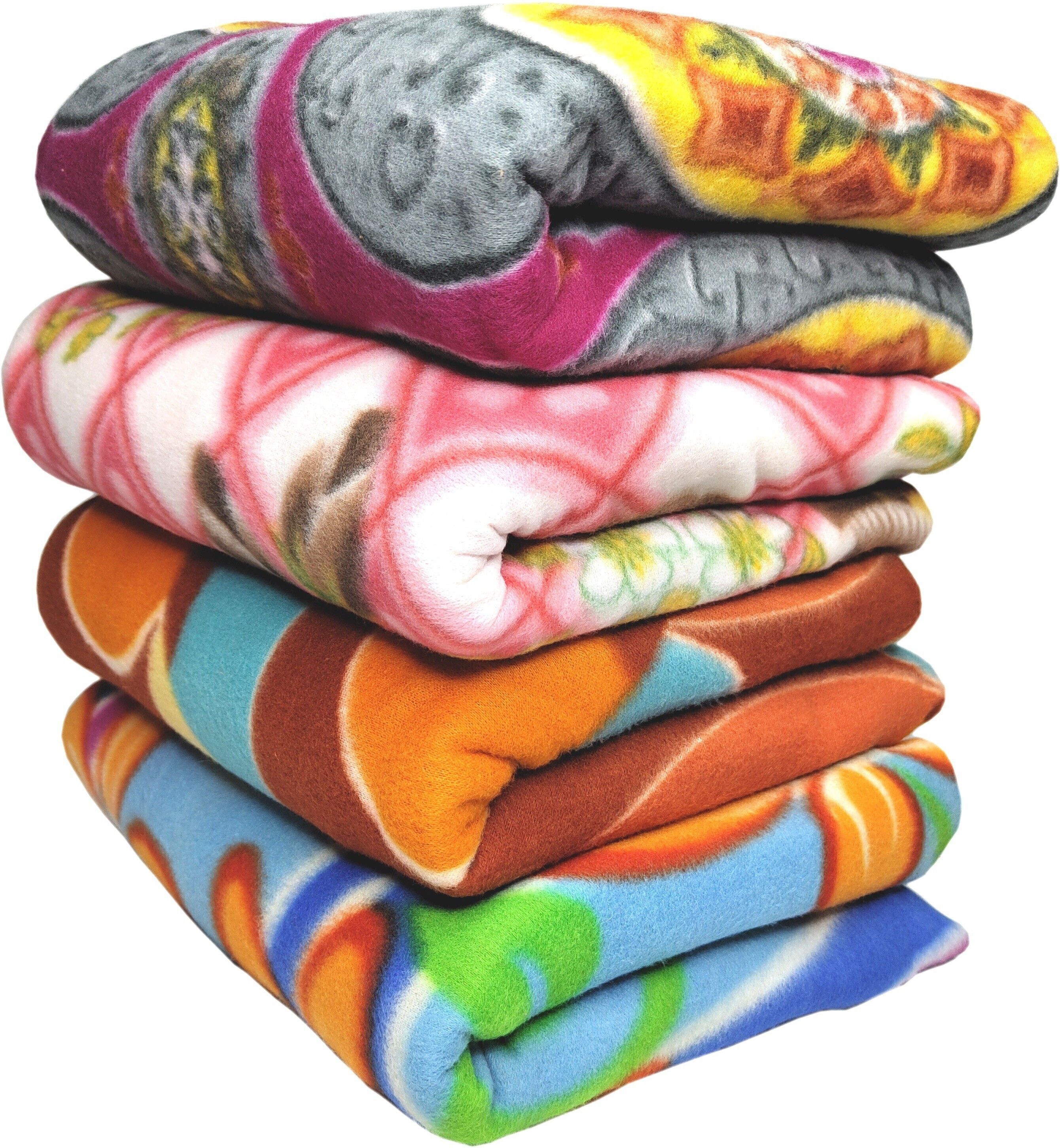 Floral Double Fleece Blanket for Heavy Winter-image-45