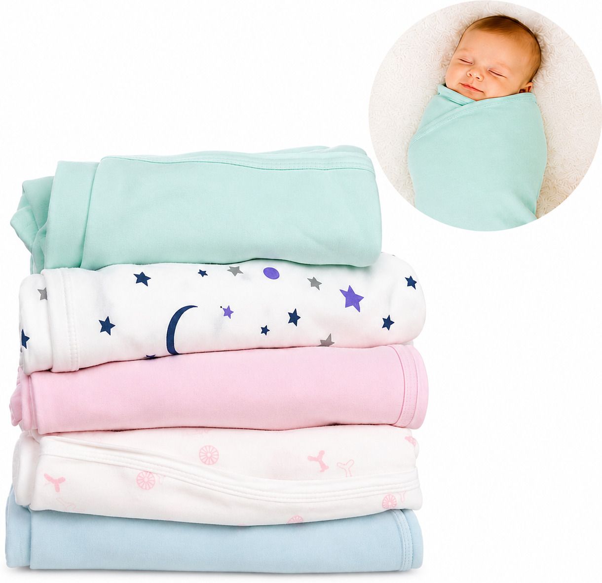 hardik creation Floral, Printed, Solid Single Baby Sleep Sack for All Season-picture-14