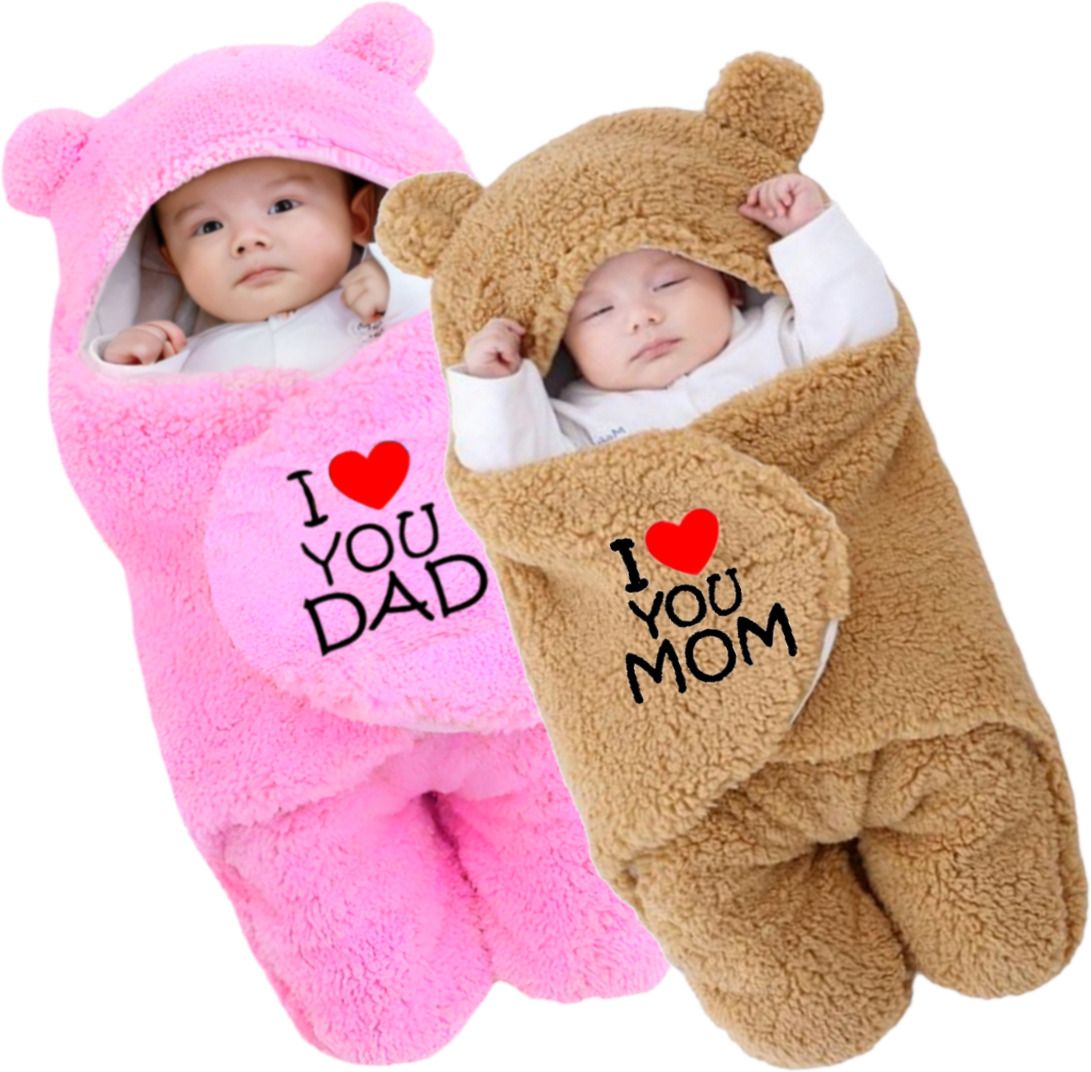 brandonn Embroidered Crib Hooded Baby Blanket for Mild Winter-picture-22