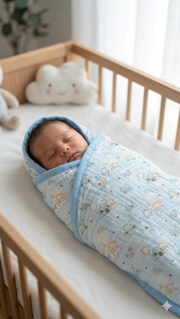 baby holic Printed Crib Crib Baby Blanket for All Season-picture-16