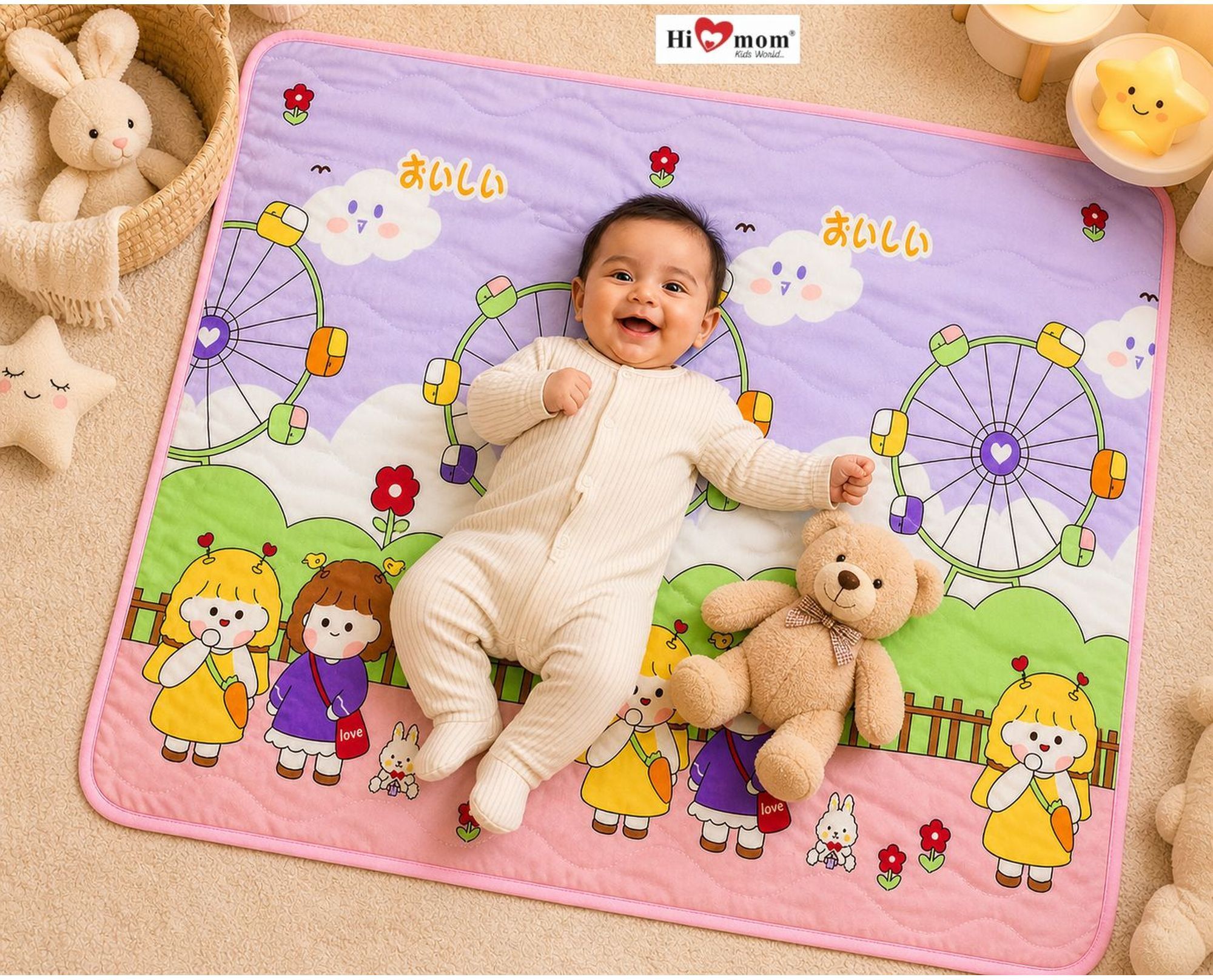 hi mom Printed Single Dohar for All Season-picture-12